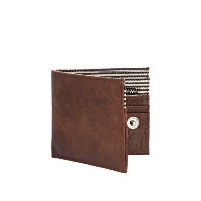 Brown fold wallet