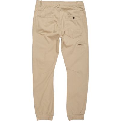 Stone jogger trousers