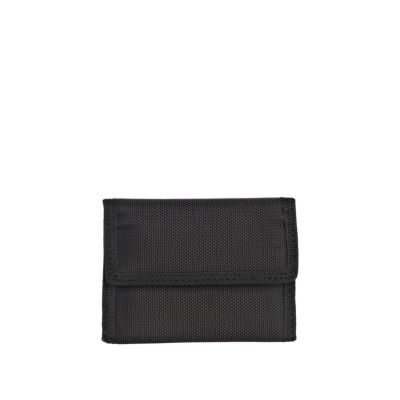 Black velcro wallet