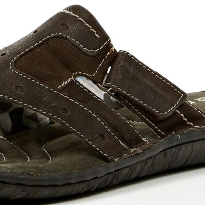 Brown mule sandals