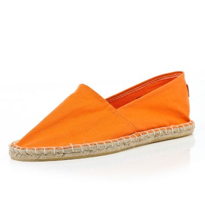 orange espadrilles 