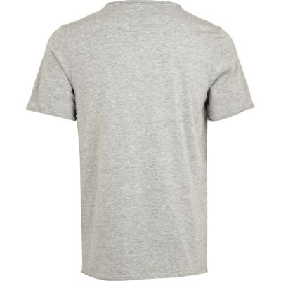 Grey v neck t-shirt
