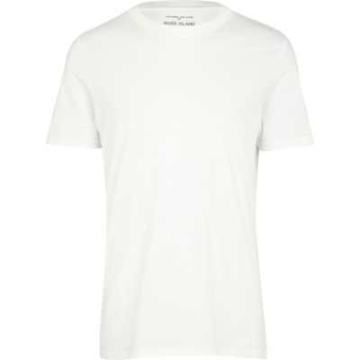 White jersey t-shirt
