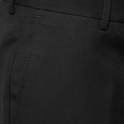 Black slim suit trousers