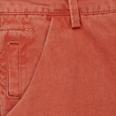 Orange slim trousers