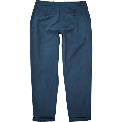 Teal sprayed chinos
