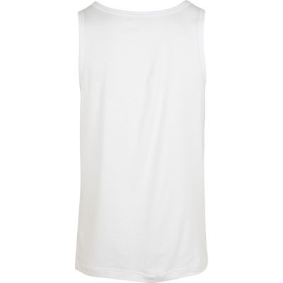 White team GB print vest