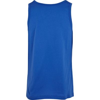 Blue team GB print vest