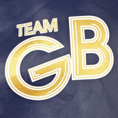 White team GB sleeveless hoodie