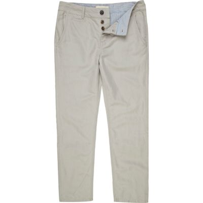 Stone slim trousers