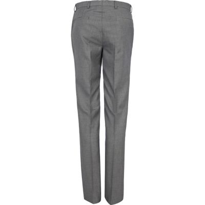 Light grey slim suit trousers