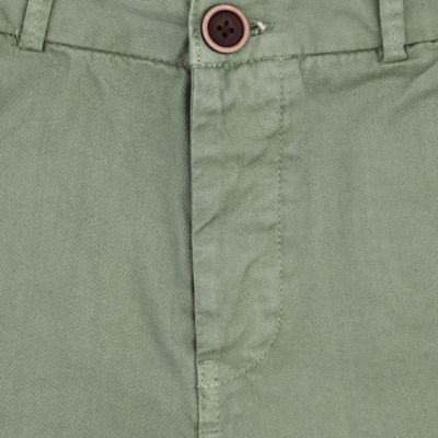 Pastel green slim chinos