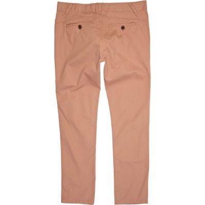 Washed pink trousers