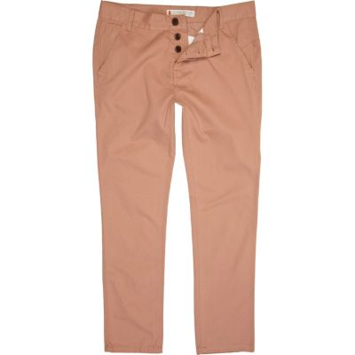 Washed pink trousers