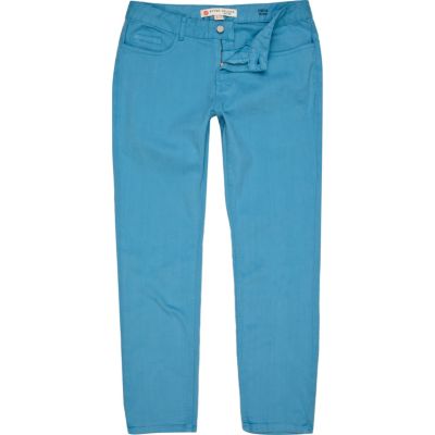Blue stretch skinny sid jeans