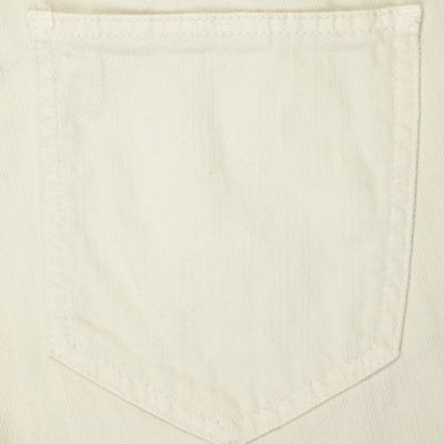 White stretch skinny sid jeans