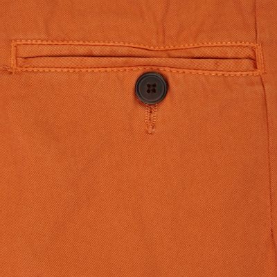 Orange slim chinos