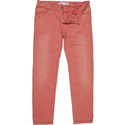 Pink stretch skinny sid jeans