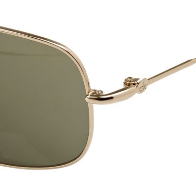 Green lens Calvin Klein aviators