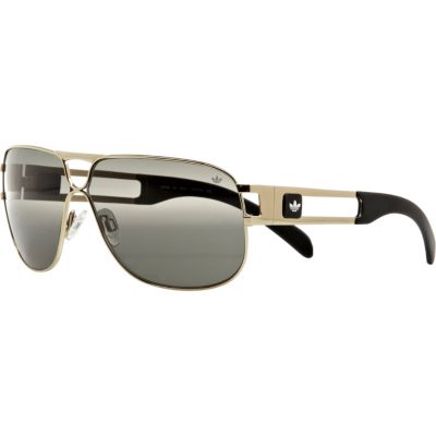 Gold tone adidas conductor aviators