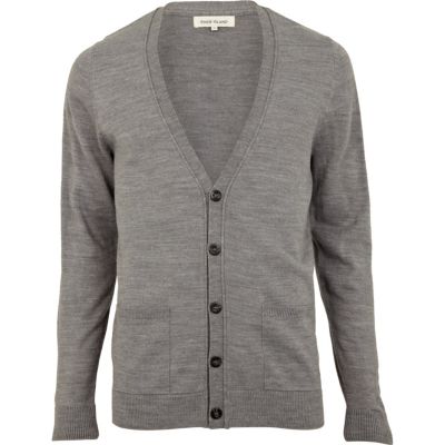Light grey acrylic cardigan
