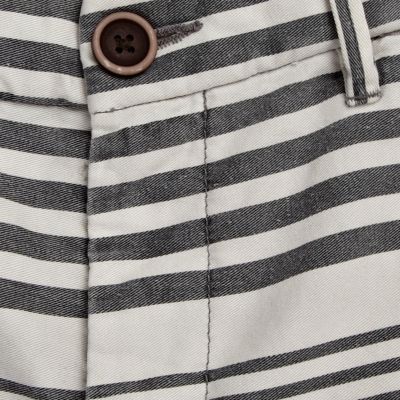 White stripe shorts