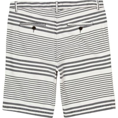 White stripe shorts
