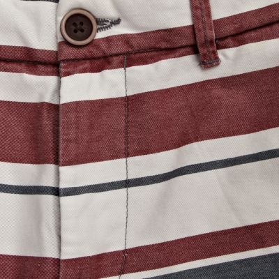 Blue multi stripe shorts