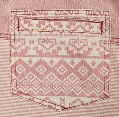 Pink stripe and aztec shorts