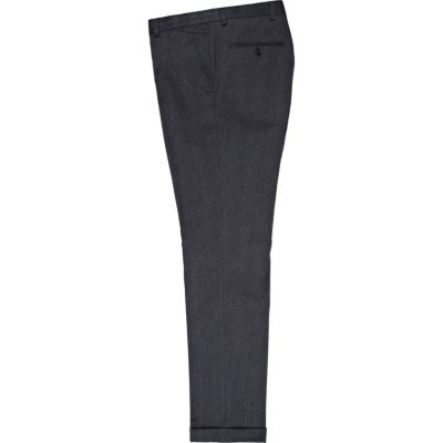 Blue slim trousers