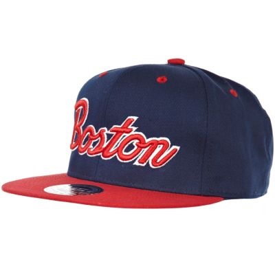 Navy boston snapback