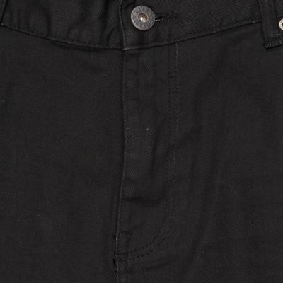 Black coated Sid skinny stretch jeans