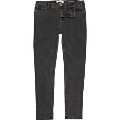 Black denim Sid stretch skinny jeans