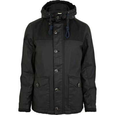 Navy parka jacket
