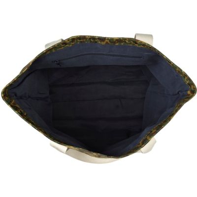 Green camouflage shopper bag