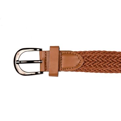 Light brown woven belt
