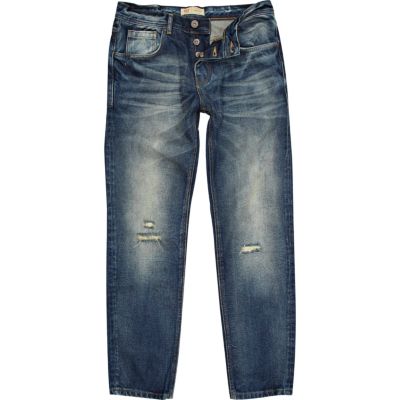 Dark faded wash Dylan slim jeans