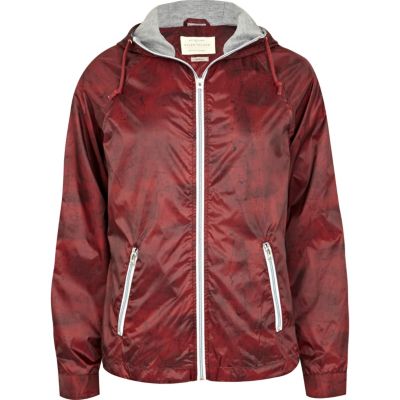 Red lightweight jacket