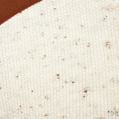 Ecru shoulder patch jumper