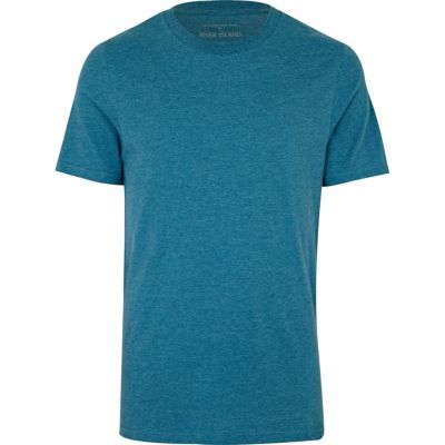 Teal plain t-shirt