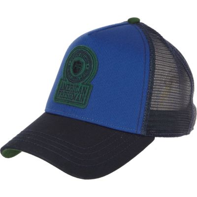 Blue american freshman cap