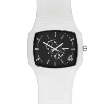 White square watch