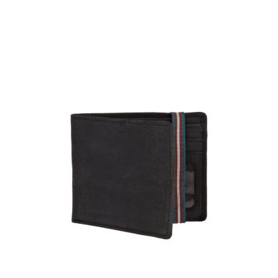 Black leather wallet