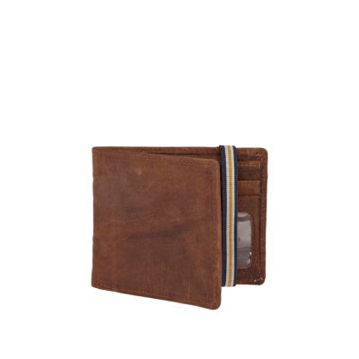 Brown leather wallet