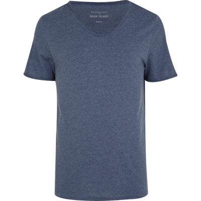 Blue marl t-shirt