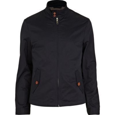 Navy harrington jacket