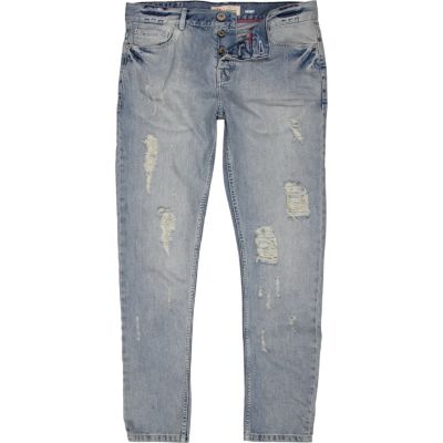Light wash Flynn skinny jeans