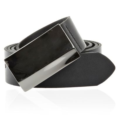 Black ridge plate belt