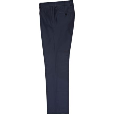 Blue slim trousers