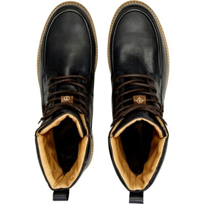 Blue black Holloway Road heritage boots